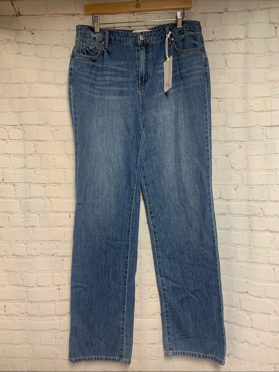 1822 Denim Denim - NEW 1822 Baggy Straight Samuel Jeans in Medium Blue Wash Size 8 29